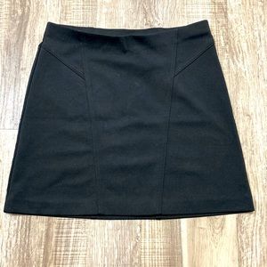 Express black mini skirt